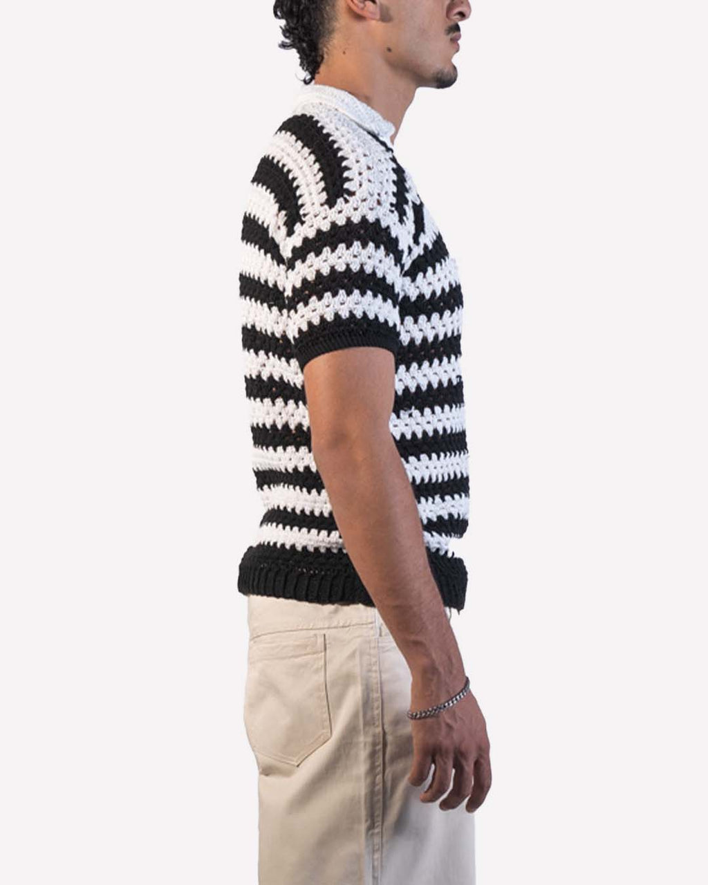KNIT POLO T-SHIRT